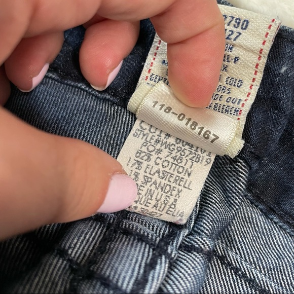 True Religion Vintage Rhinestone Disco Billy Big T Jeans Sz 24 RARE - Picture 13 of 13